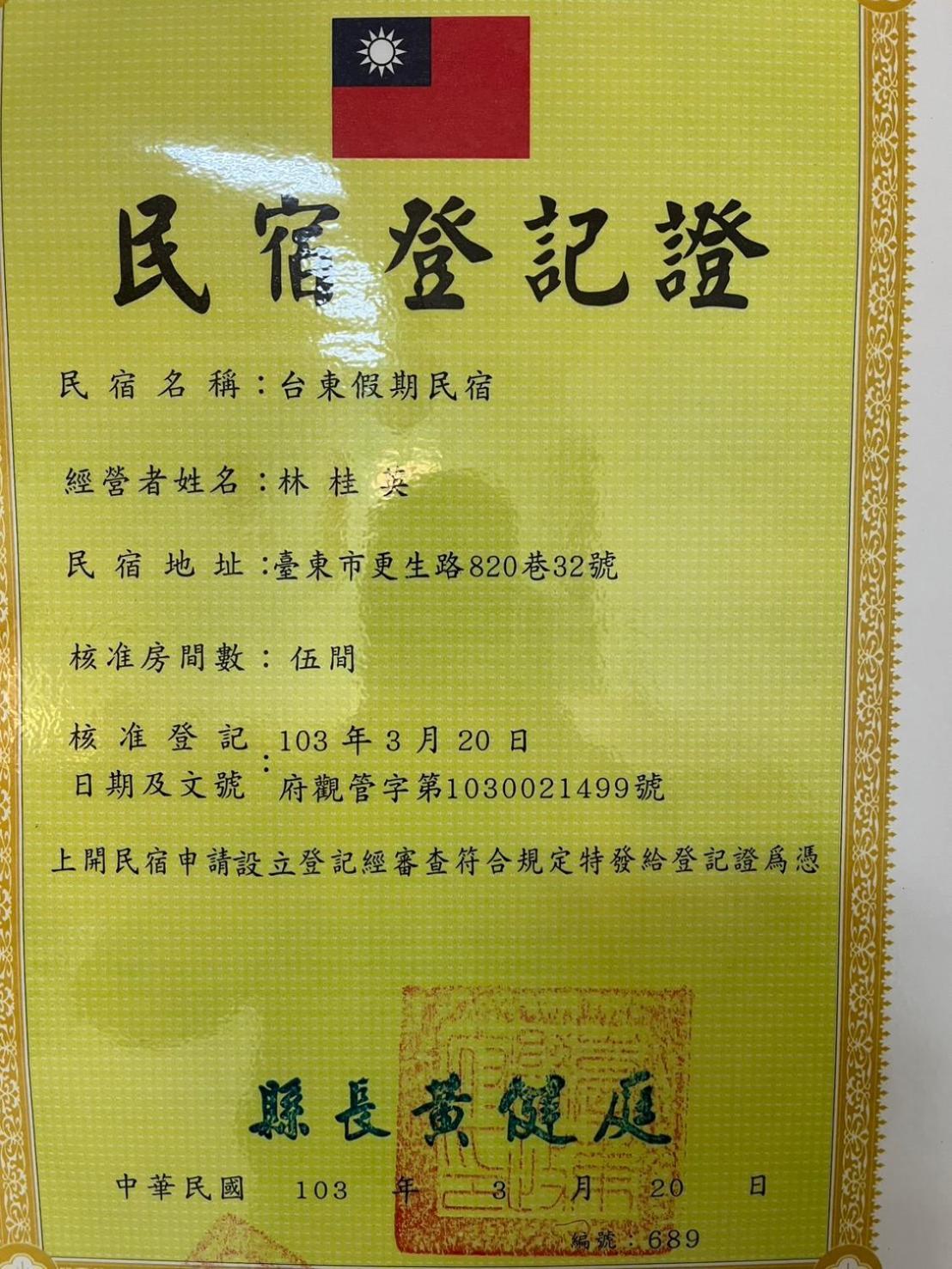 Taitung Holidays B&B Экстерьер фото